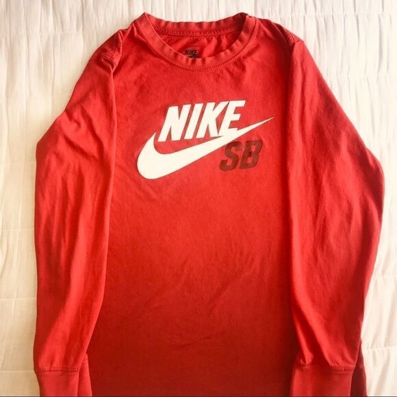 COPY - Nike Orange long sleeve T-shirt  size L - Picture 1 of 3